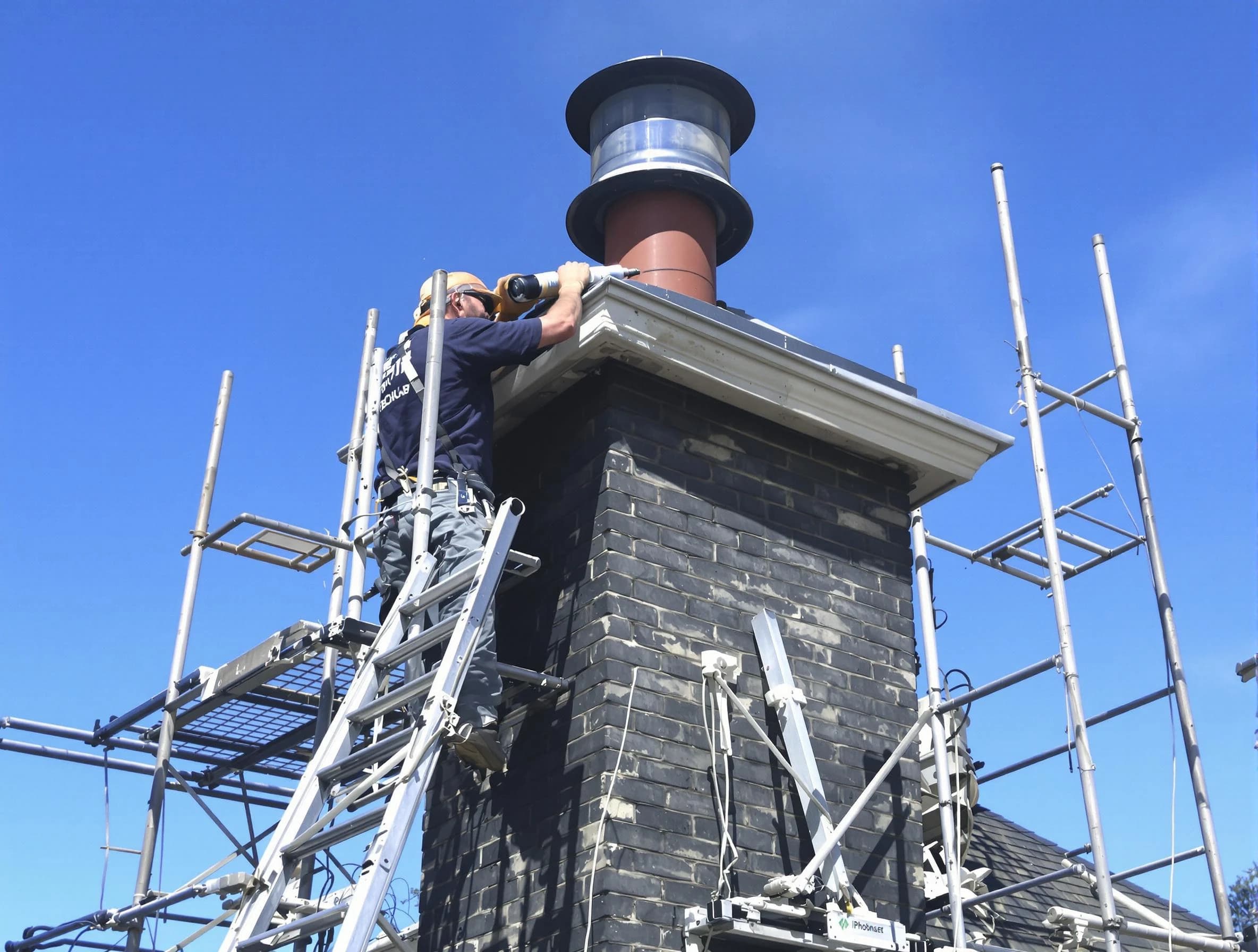 Sturdy chimney crown finished by Westfield Chimney Sweep in Westfield, NJ